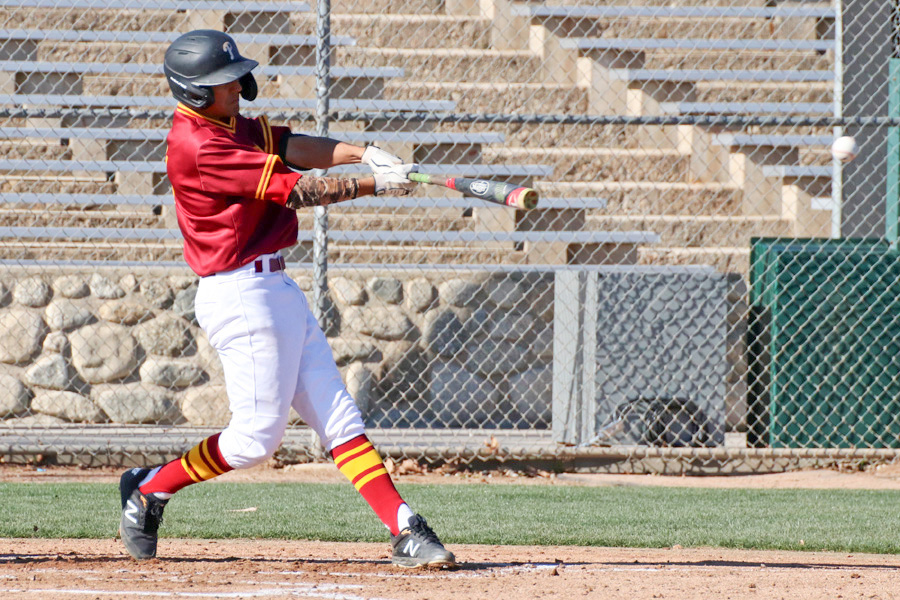 Conference batting leader Gabriel Arellano from Pasadena City College.