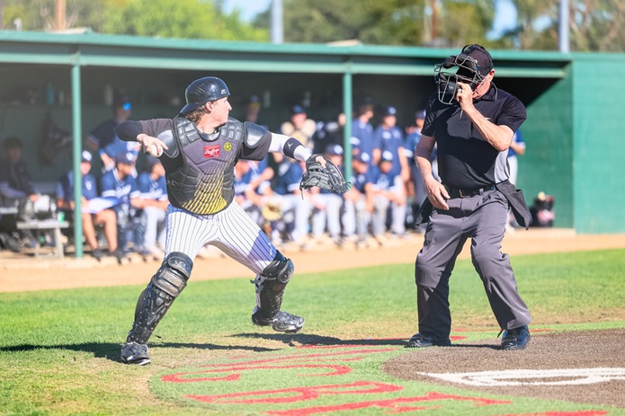 Luke Davis in action for Long Beach.