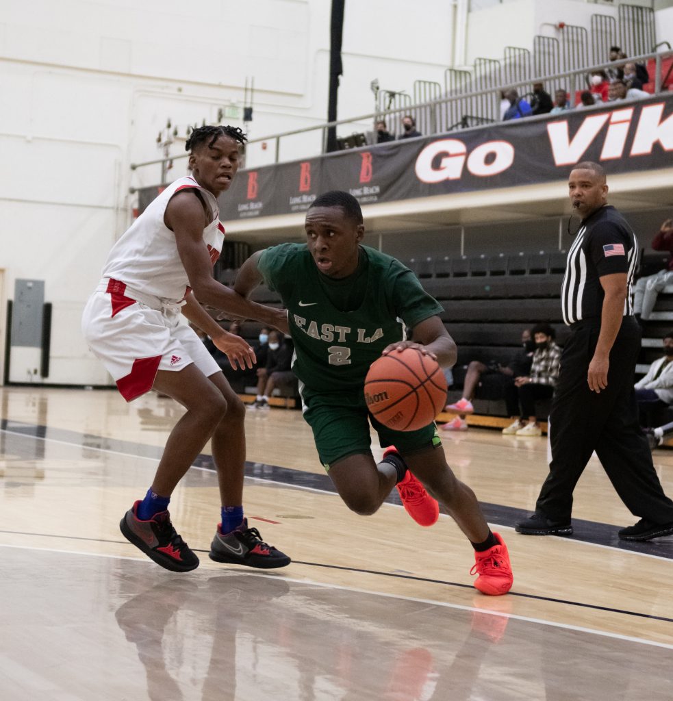 East Los Angeles and Long Beach were SCC champions in men's basketball in 2022. (photo courtesy Spencer Frank, The562.org)
