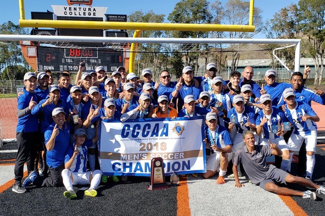 South Coast Still A Power In Men's Soccer: Cerritos Wins '18 State Title