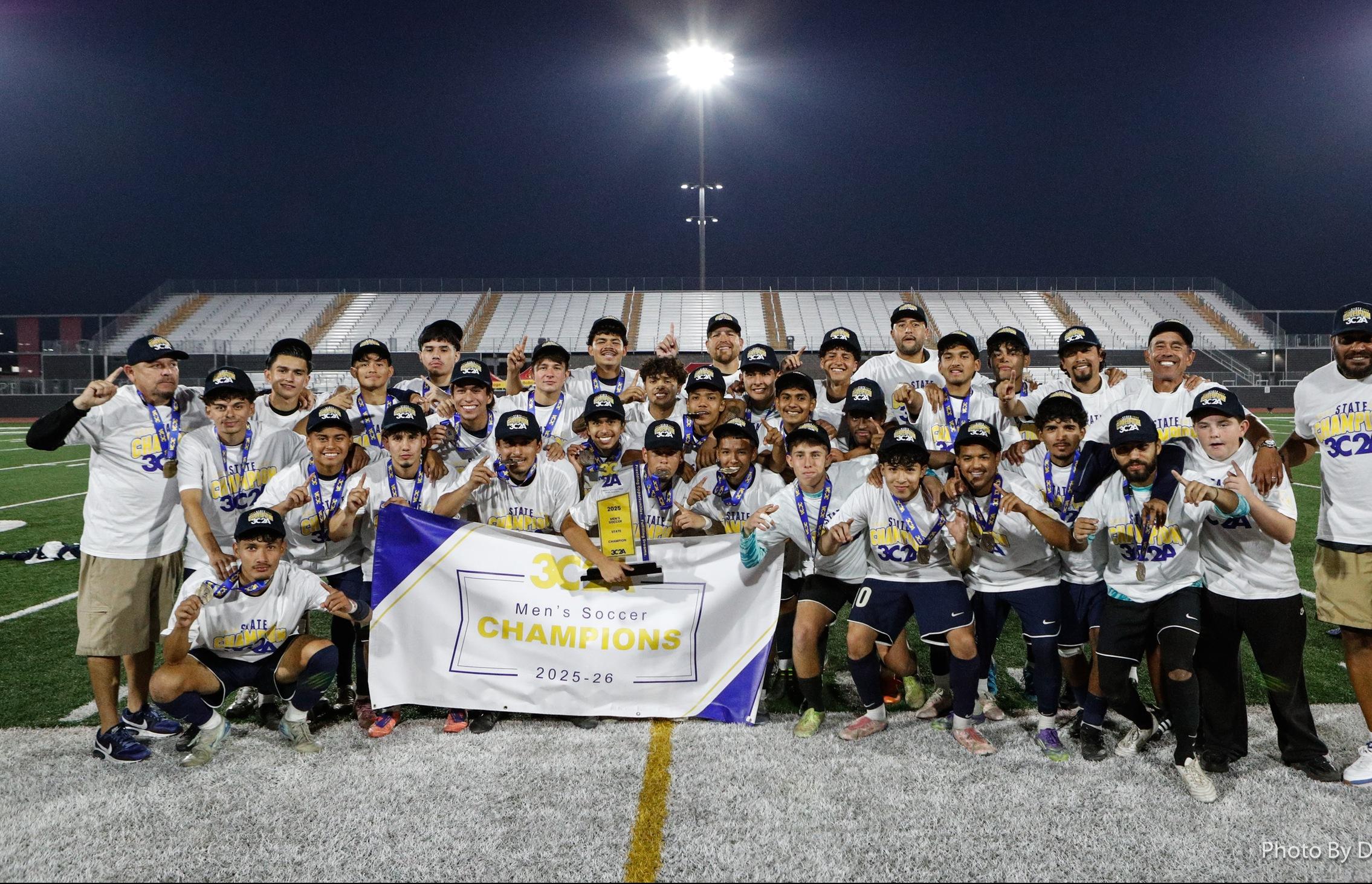 Cerritos Wins Fifth 3C2A State Men's Soccer Championship In 2-1 OT Win Over Hartnell