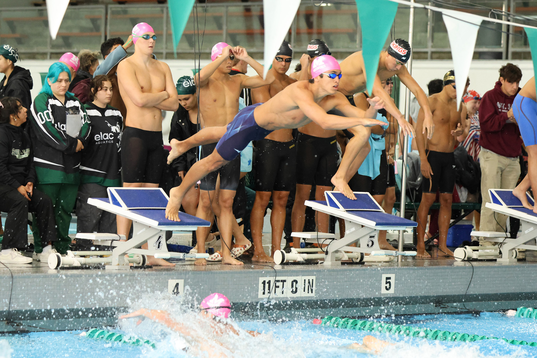 Mt. San Antonio College in action during the SCC Championships (photo/galleries by Richard Quinton).