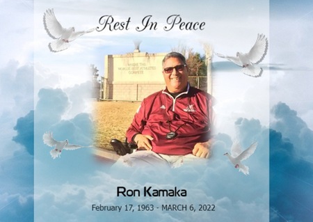 3-Time, SCC All-Sports Men's Coach of the Year Ron Kamaka Passes at 59