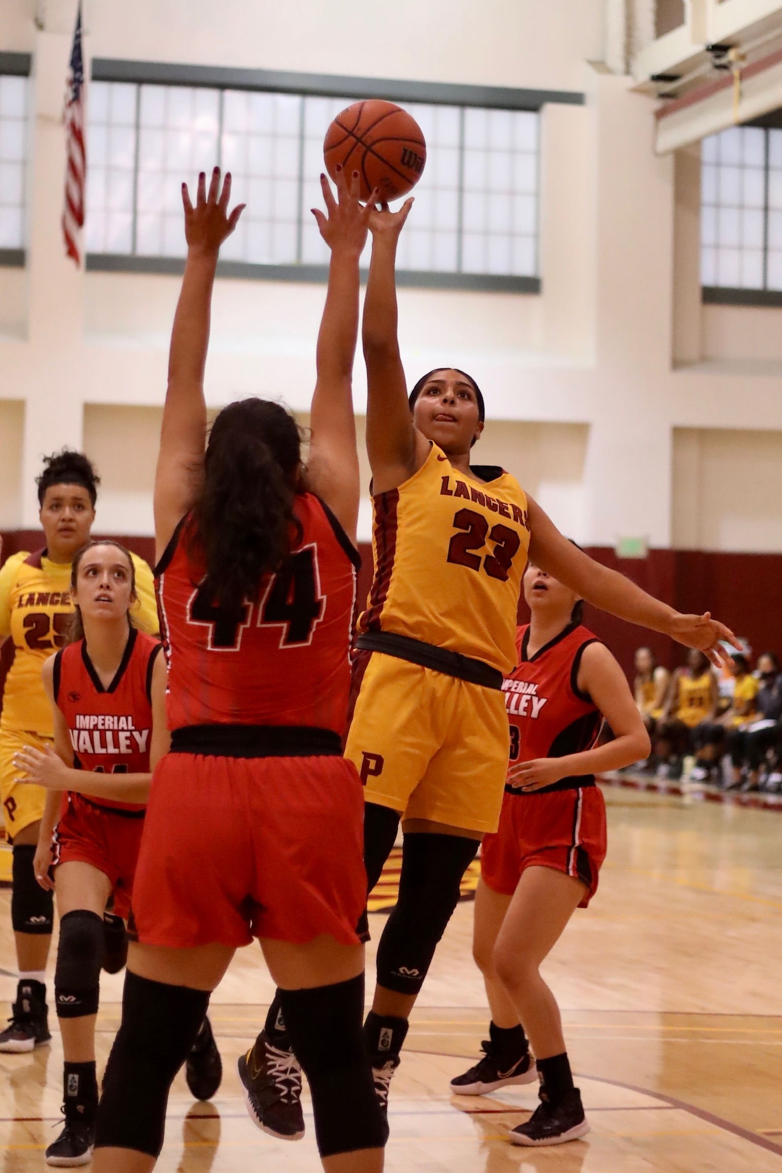 Pasadena City College freshman Lupe Vazquez leads the state in scoring average in 2021-22.