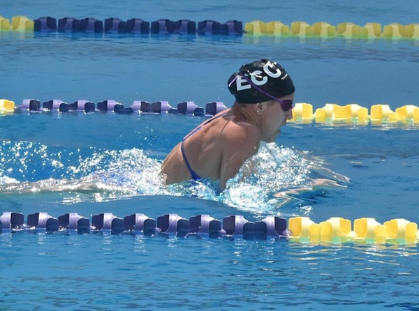 Ida Due is again a leading women's swimmer in the South Coast Conference.
