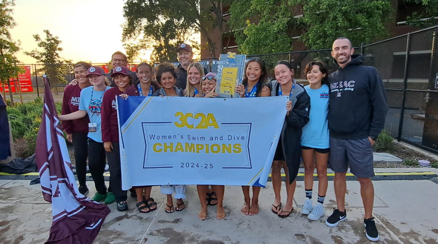 Mt. San Antonio Captures Historic 1st Women's State Swim Championship