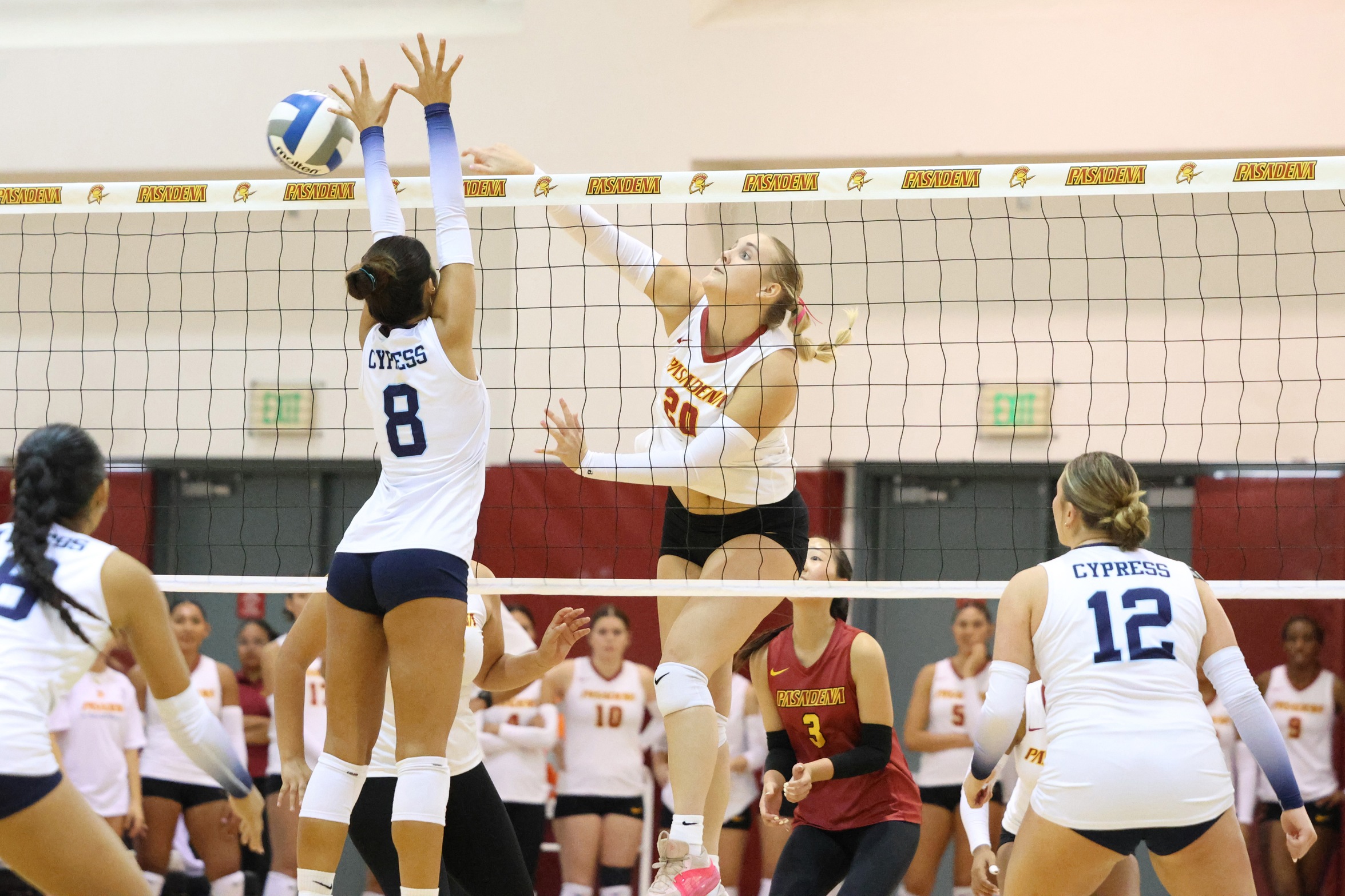 Delaney Blied has led PCC's state #10-ranked women's volleyball team (photo by Richard Quinton).