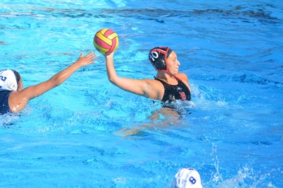 Long Beach and conference top goal scorer Jillian Schultz in action.